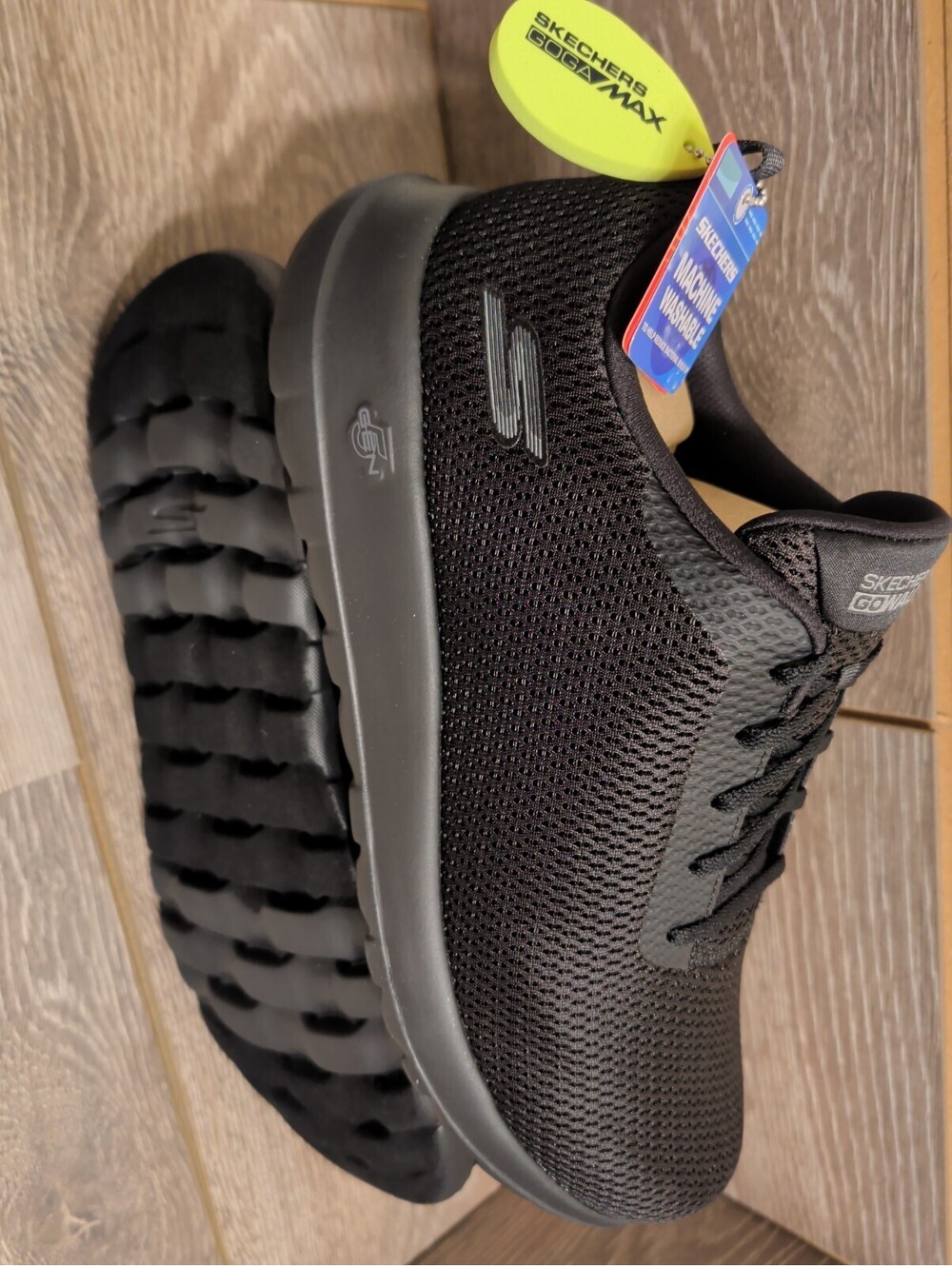 Skechers Go Walk Max - Effort Mens Size 13 Extra Wide (EWW) Black - Picture 4 of 9